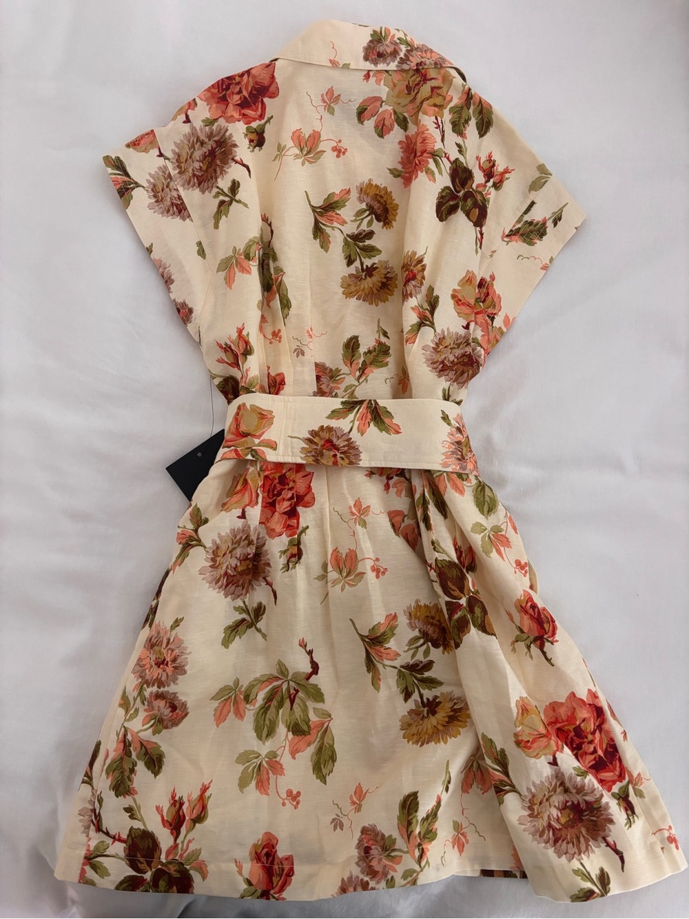 *NWT* Tuckernuck Floral Short Sleeve Shirt Dress - Picture 4 of 7